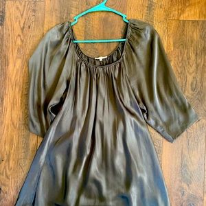 3/4 sleeve | Silk minidress